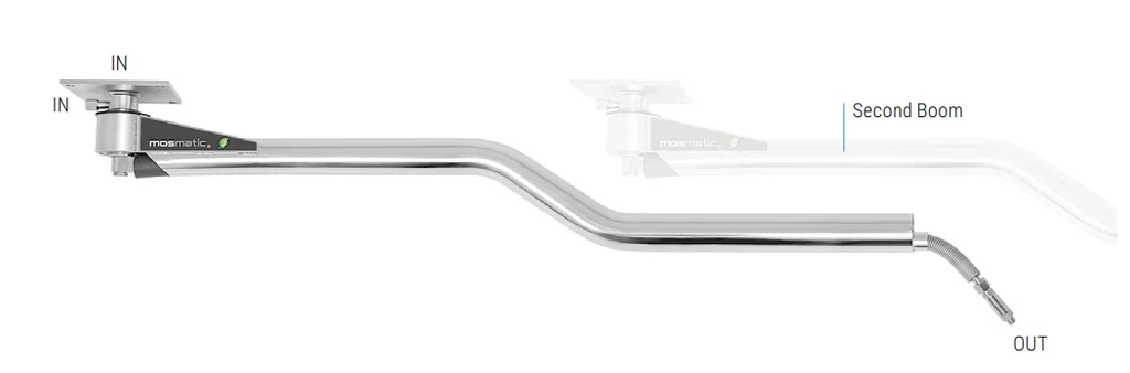 Z Style Boom - 360° Ceiling Mount - LED Lights - DKZbl - Mosmatic