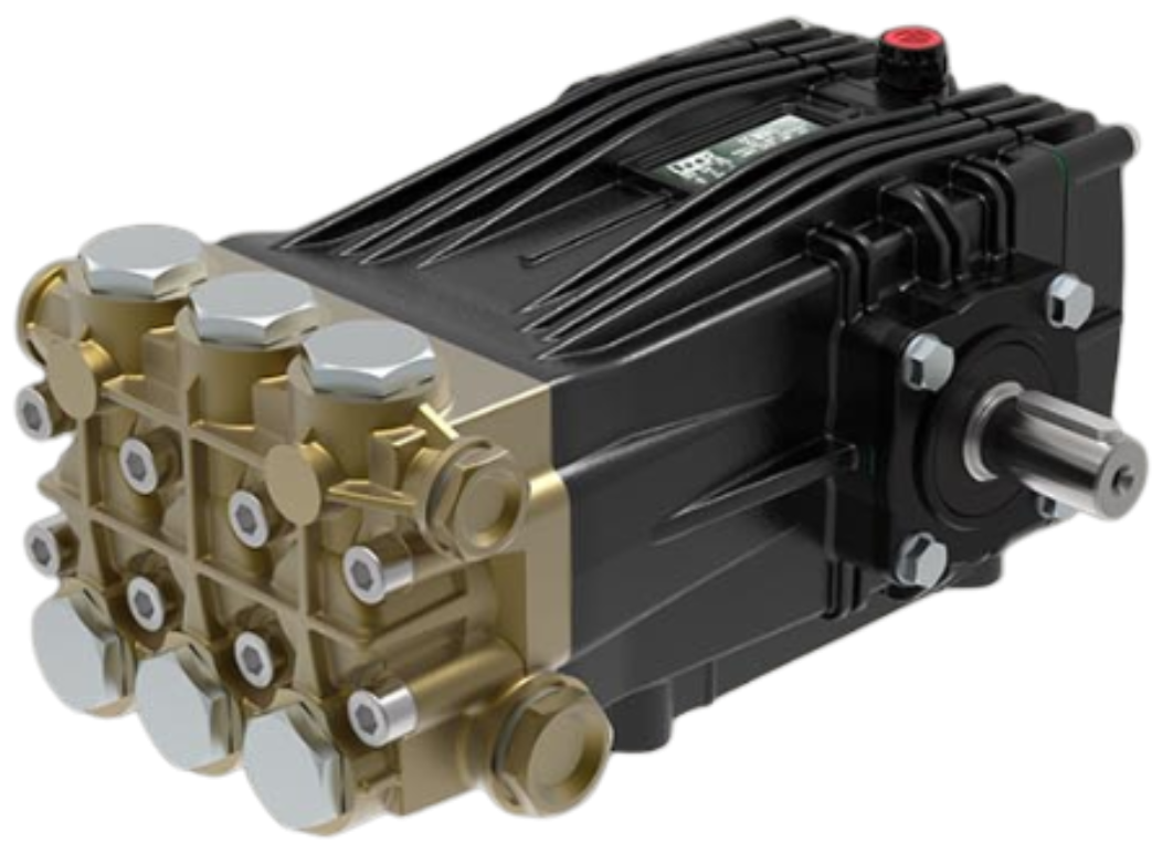 High Pressure Plunger Pump - CK Series - Male, 24 mm Shaft - Udor[216 CKC 38/20 S]