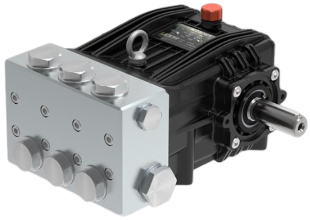 High Pressure Plunger Pump - NKS - AISI 316 L Series - Male, 30 mm Shaft - Udor[216 NKS-C 145/100 R	]