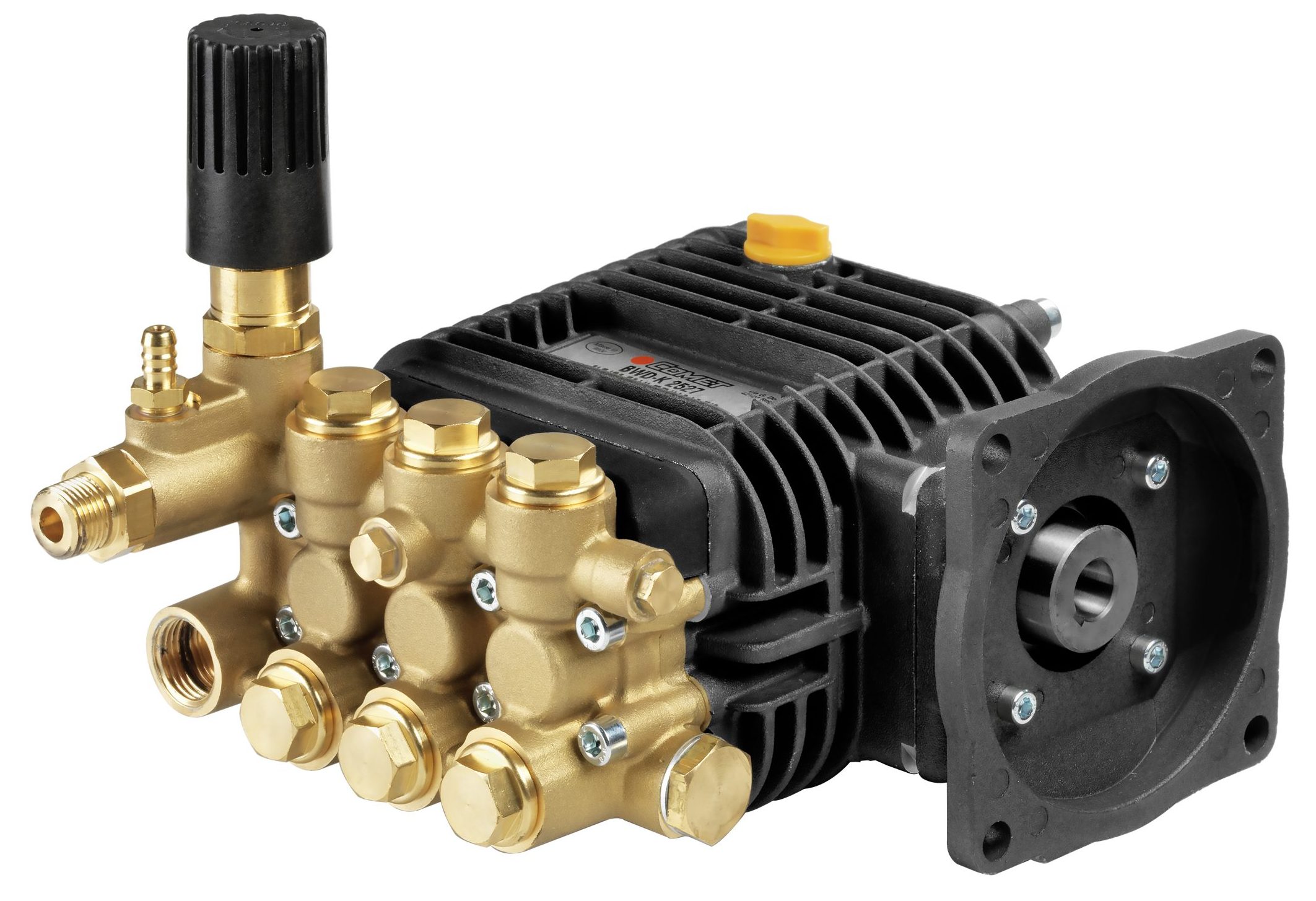 High Pressure Triplex Pump - BWD-K Series - Hollow, 3/4" Shaft - COMET[210 BWD-K2527G]