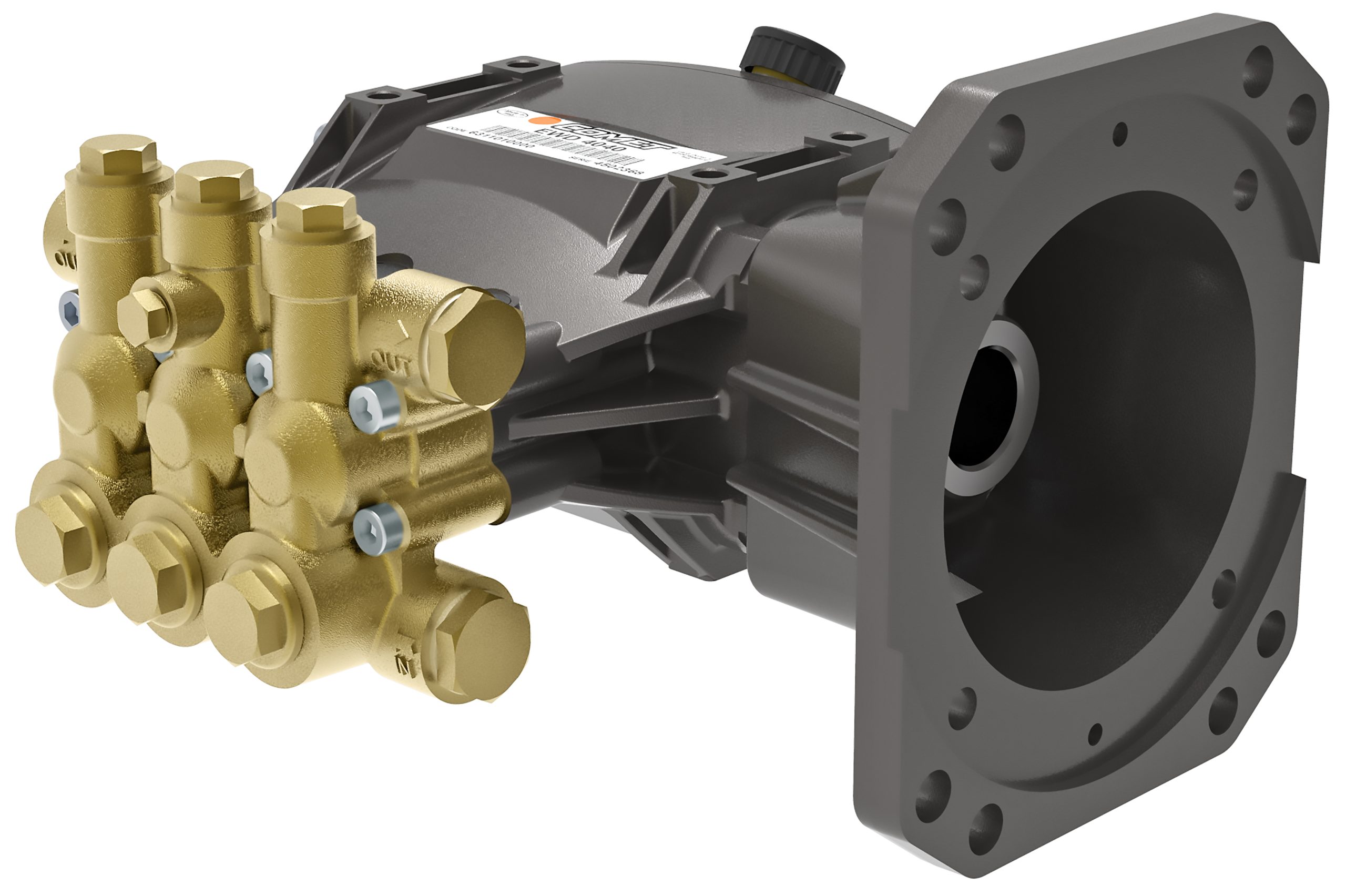 High Pressure Triplex Pump - EWD Series - Hollow, 1" Shaft - COMET[210 EWD3540G]