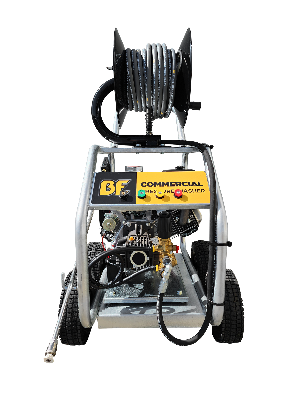 Pressure Cleaner with hose reel 15 M [120 BAR4013C-HEJV Reel]