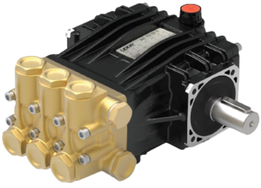 High Pressure Plunger Pump - A Series - Male, 24 mm Shaft - Udor[216 AC 09/20 S]