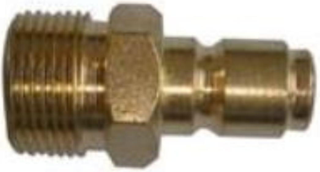 Adaptor – Brass M22 Nipple x 3/8" QC Plug [165 2.009.10]